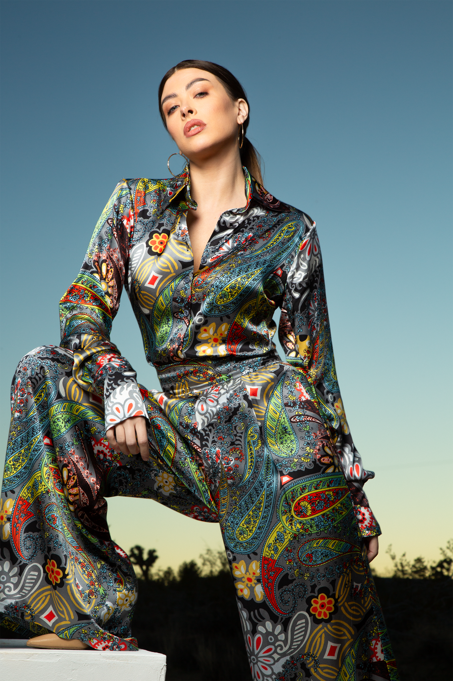MICHEL Silk Trouser