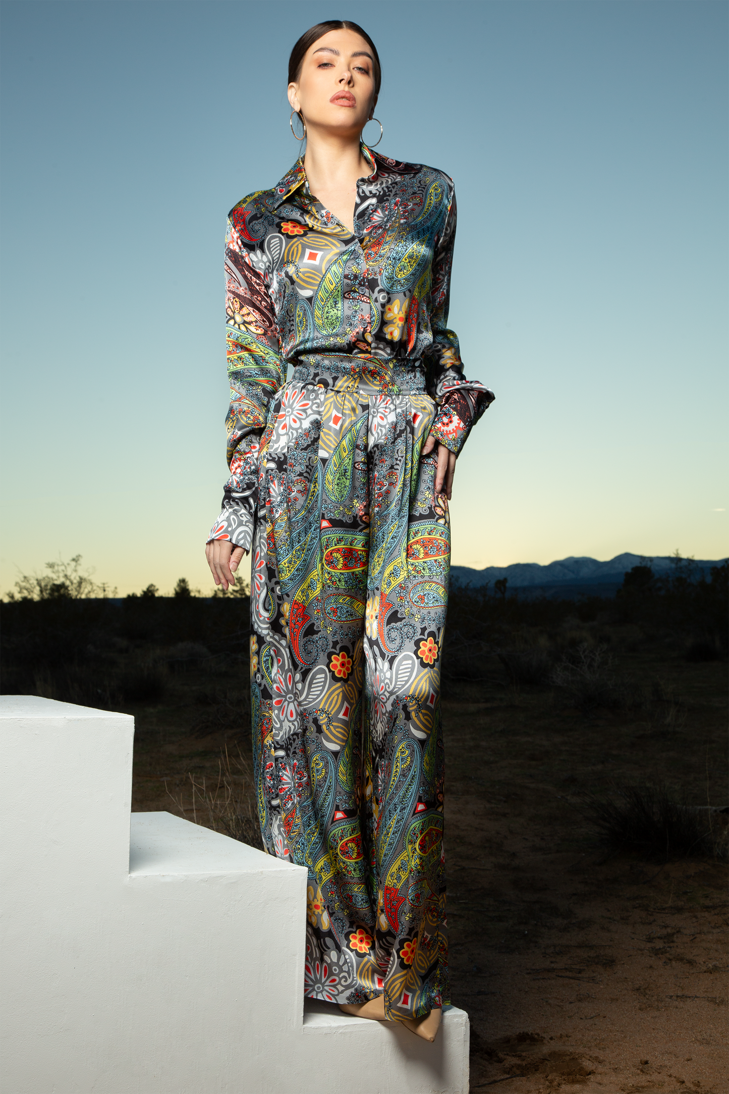 MICHEL Silk Trouser
