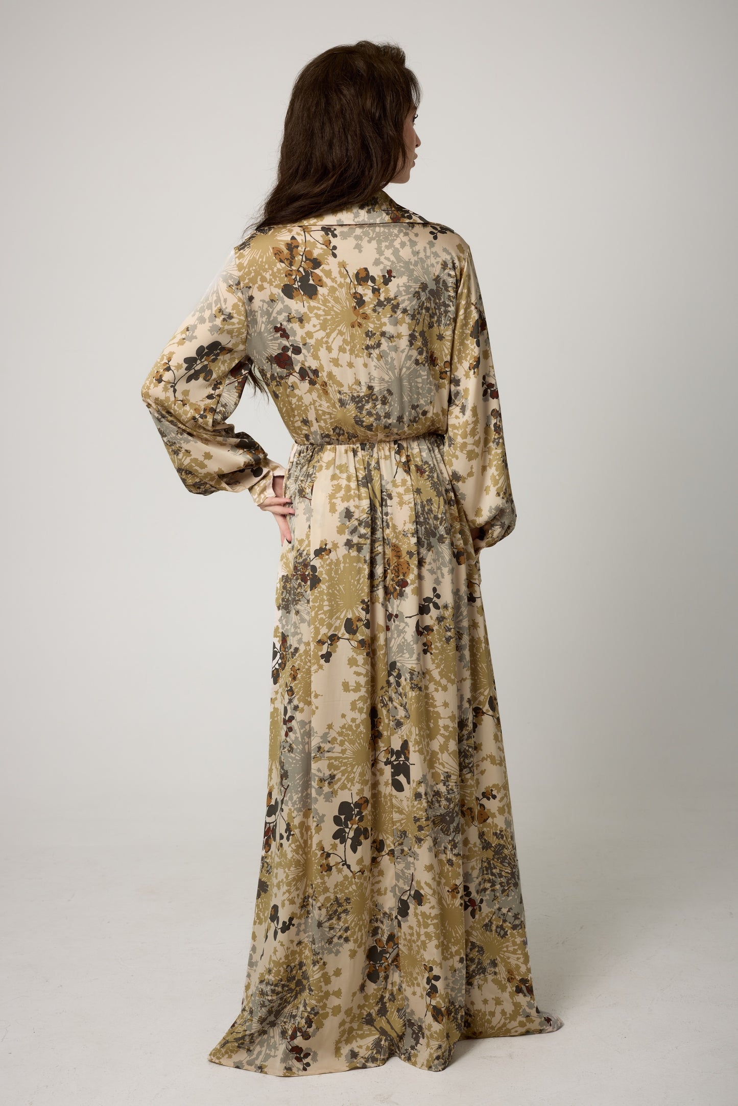 DIMA Silk Shirt Dress