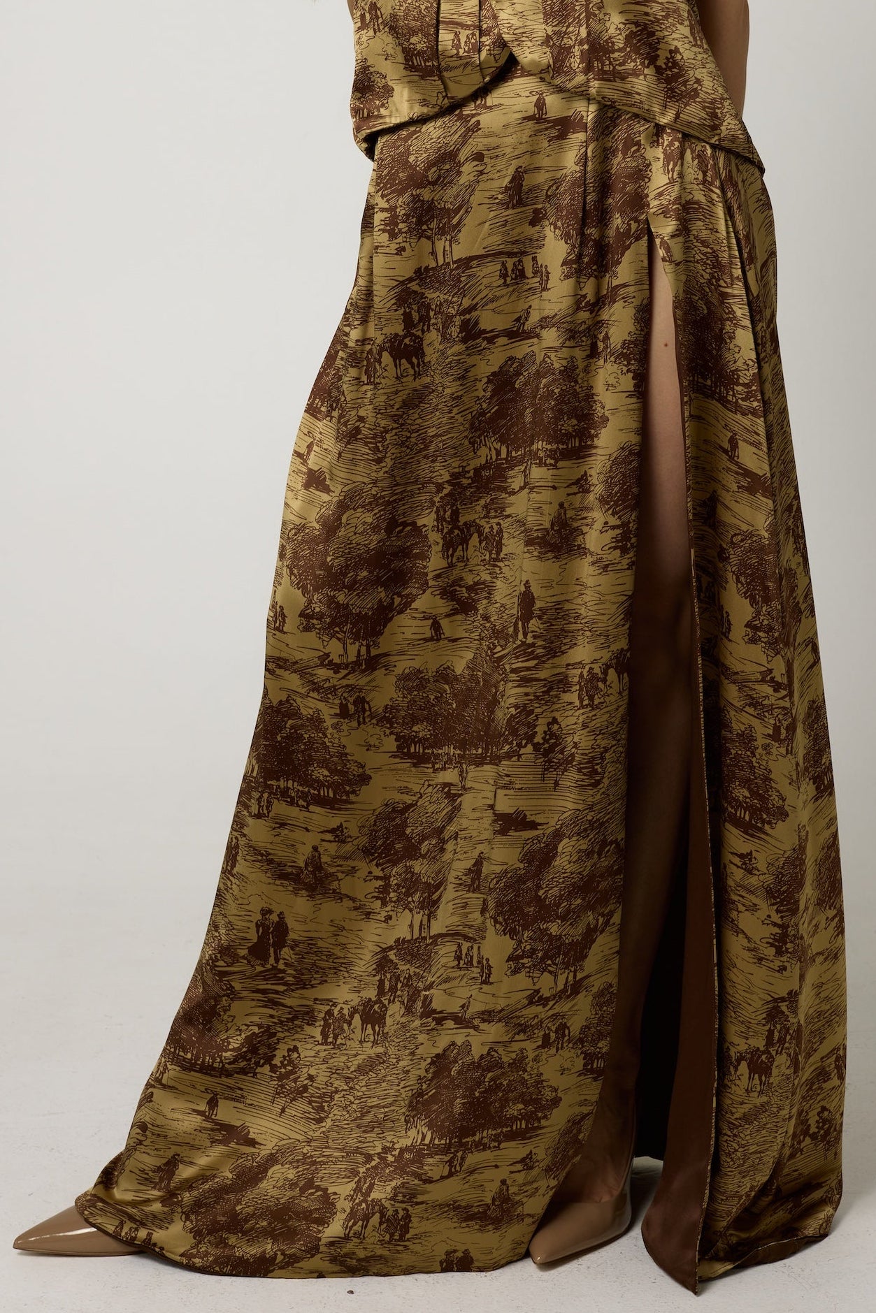 MALAK Silk Skirt