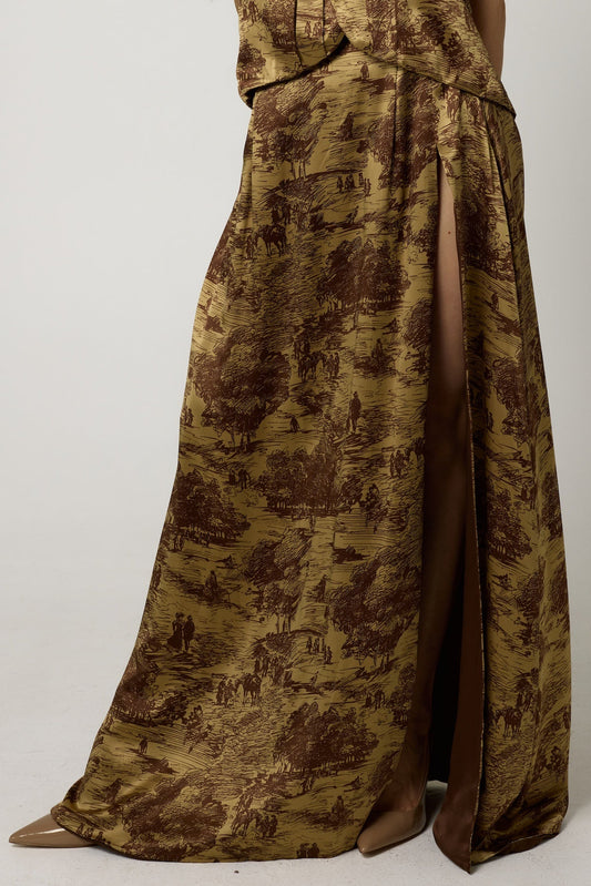 MALAK Silk Skirt