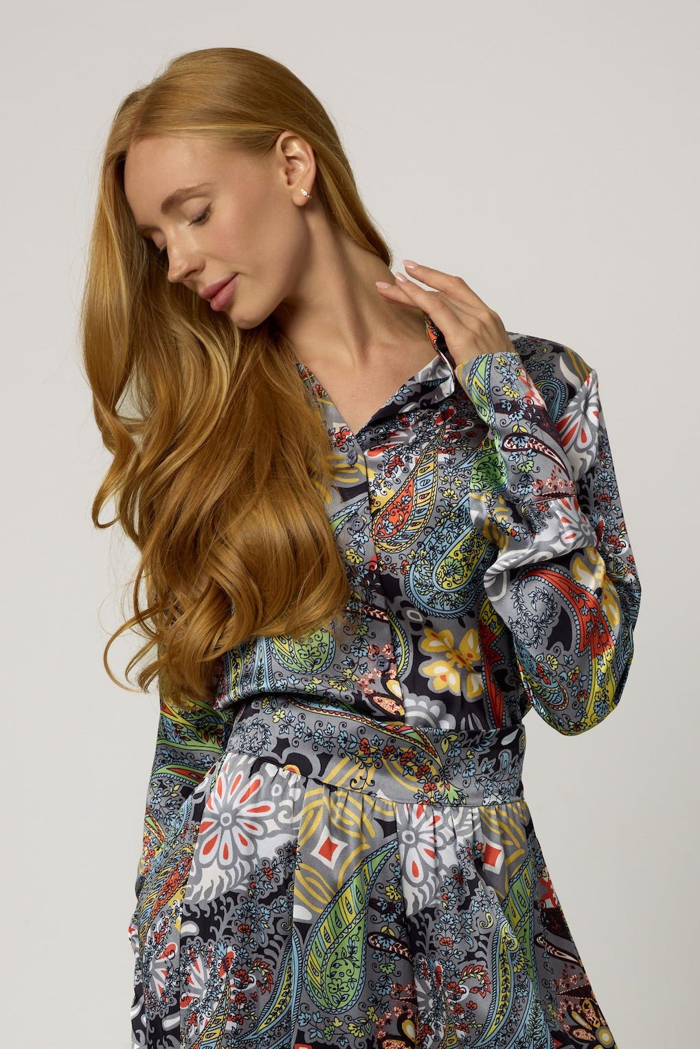 MICHEL Silk Blouse